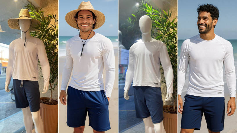 FotoModel mostra como criar fotografias impactantes e prontas para compartilhar utilizando modelos virtuais realistas.