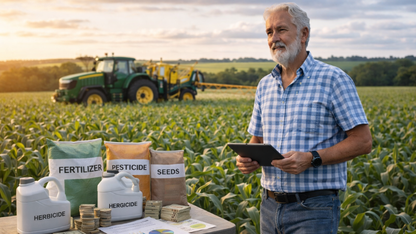 Aldo Vendramin analisa como os custos de insumos impactam a rentabilidade agrícola.
