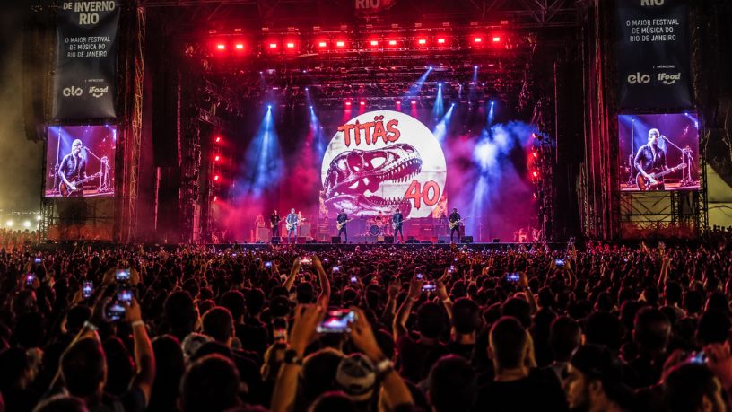 Festival de Inverno Rio 2026 e o impacto do show “Cabeça Dinossauro 40 anos” dos Titãs no Dia do Rock