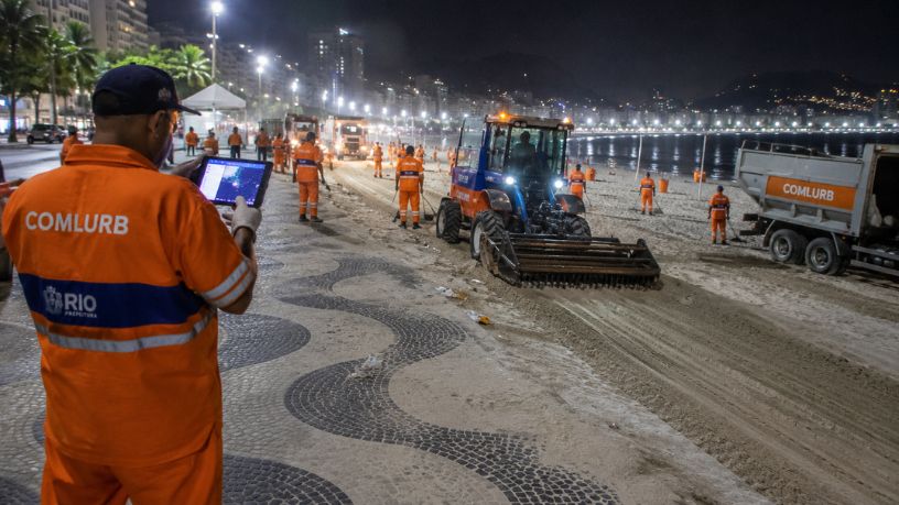Tecnologia na limpeza urbana: como a Comlurb redefine a gestão de grandes eventos após megashows em Copacabana